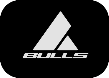 Bulls logo displayed prominently on a solid black background.